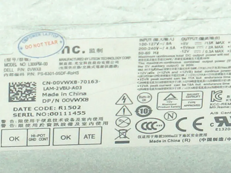 Dell L300PM-00 HK400-14FP Netzteil