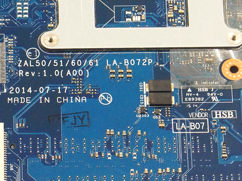 Dell Latitude 3450 3550 LA-B072P ZAL50/51/60/61 BilderREV:1.0 Laptop-Motherboard I7-5500U