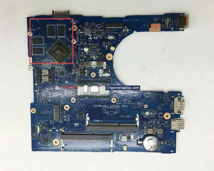Dell 5559 AAL15 LA-D071P Hauptplatine