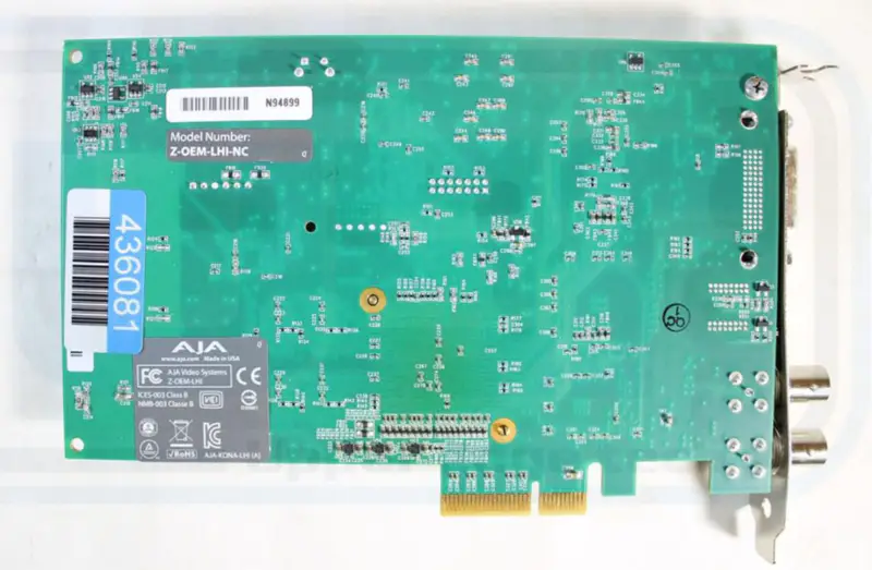 AJA Kona LHi (A) Z-OEM-LHI-NC Videoerfassung HDMI PCI-e Karte