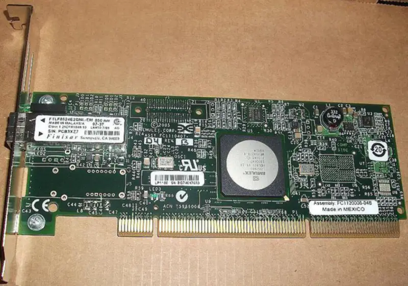 Emulex LP1150 PCIx 4GB Single Port FC HBA Karte