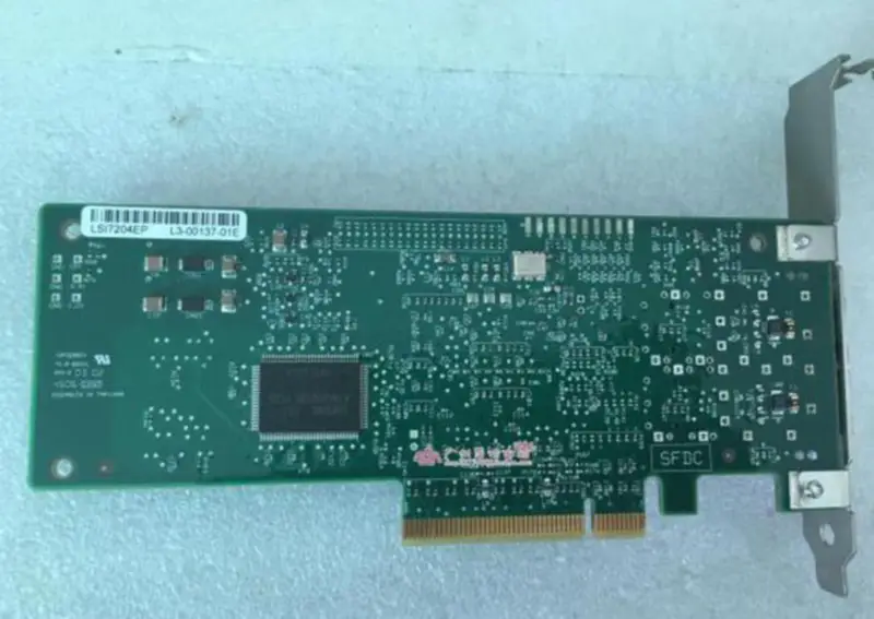 LSI Logic LSI7204EP Dual-Port 4Gb Fibre Channel PCI-e x8 HBA-Karte