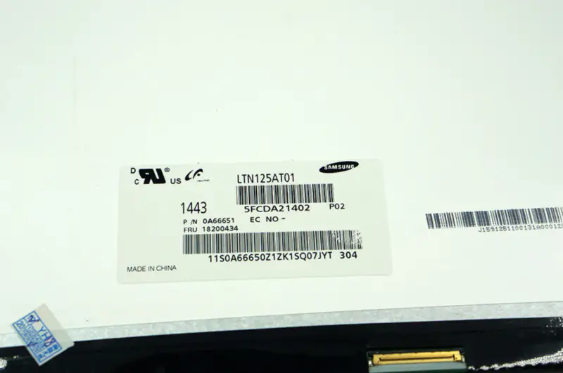 12,5 Zoll LTN125AT01 B125XW01 B125XW01 V.0 LP125WH2 TLB1 für lenovo U260 U201 X220 X220I LCD Bildschirm LCD