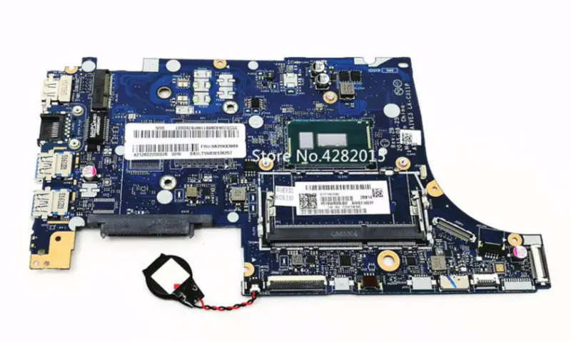 Lenovo AIVS3/AIVE3 LA-C311P U31-70 Laptop Mainboard FRU/PN 5B20K83969 SR23Y I5-5200U DDR3L Mainboard