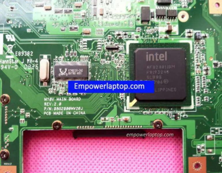 Asus M70V Hauptplatine