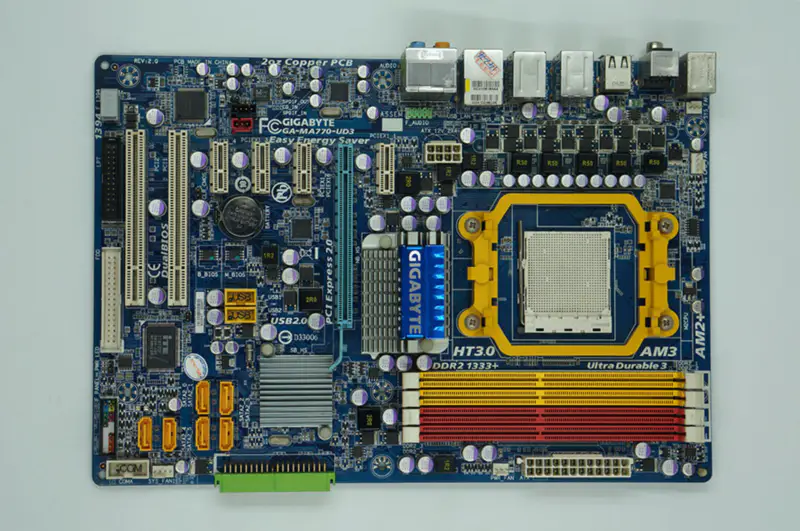 Gigabyte GA-MA770-UD3 MA770-UD3 Mainboard 770 AM2/AM2+ AM3 ATX