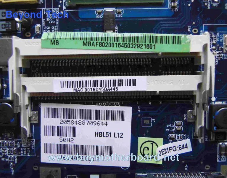Acer MBAF802001 Hauptplatine für AS3690 AS5610 AS5680