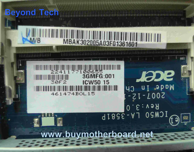Acer MBAK302005 Hauptplatine für 5520