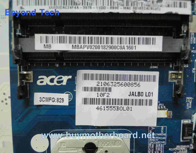 Acer MBAPV02001 Hauptplatine für AS5530