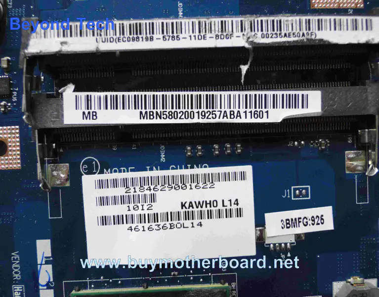 Acer MBN5802001 Hauptplatine für E525 725
