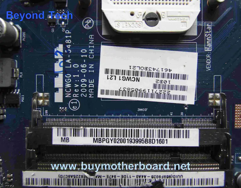 Acer MBPGY02001 Hauptplatine für AS5532
