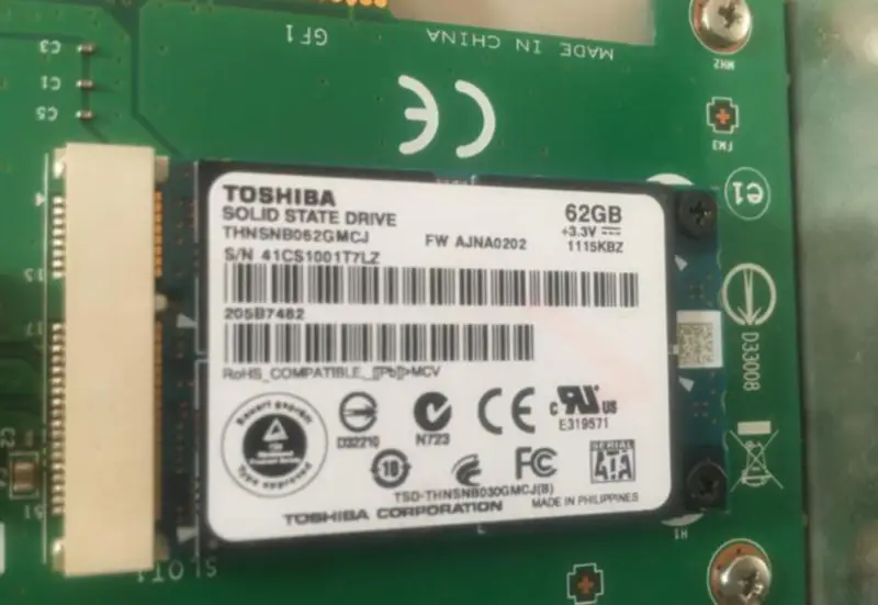 MICRO-STAR MS-4227 VER:1.0 Solid State Drive Adapter mit 62G SSD
