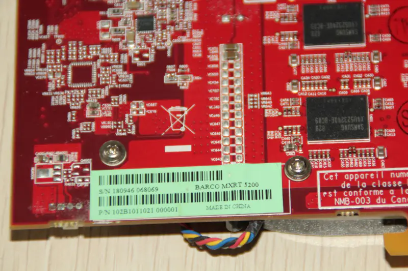 BARCO MXRT 5200 AMD ATI FireGL V5600 512M Grafikkarte
