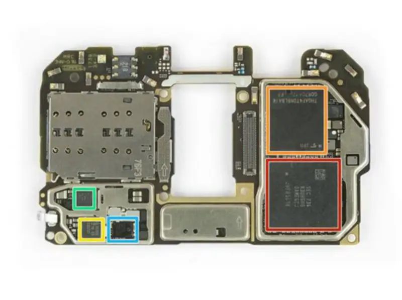 Huawei Mate10 Pro Motherboard mit Chips freigeschaltet