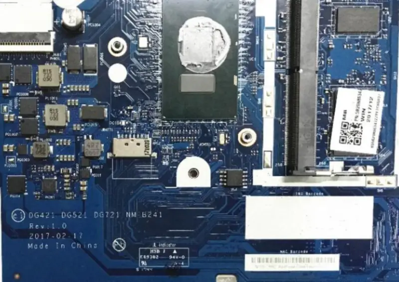 Lenovo 320-15isk DG721 NM-B241 Laptop Motherboard mit SR342 i5-7200U/ /i7-7500U CPU 4GB RAM DDR4