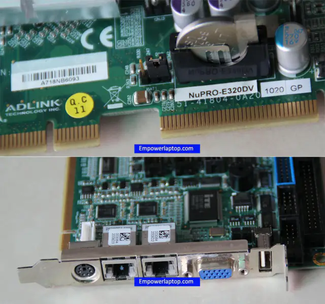 ADLINK NUPRO-E320DV 51-41804-0A20 Industrie-Motherboard