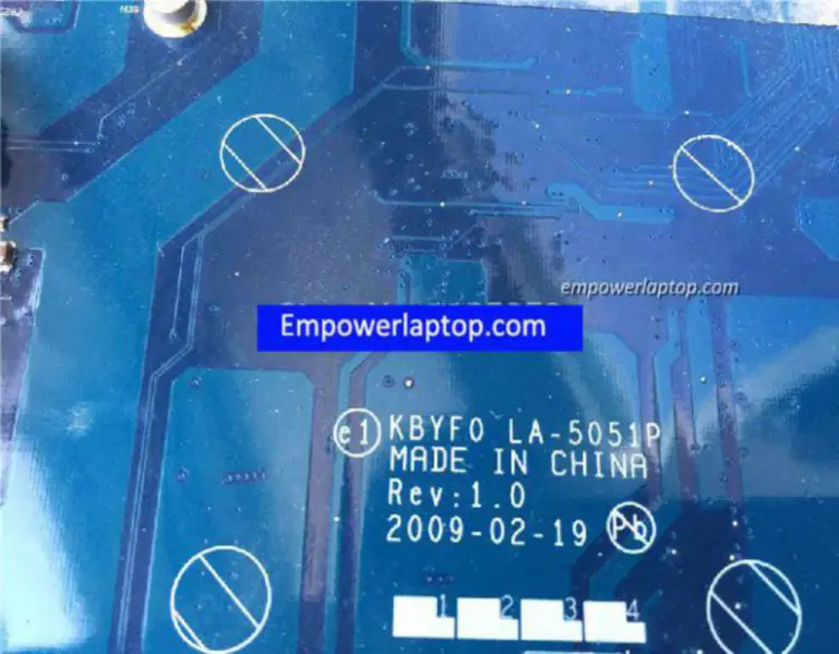 Acer Gateway NV72 NV76 LA-5051P Hauptplatine