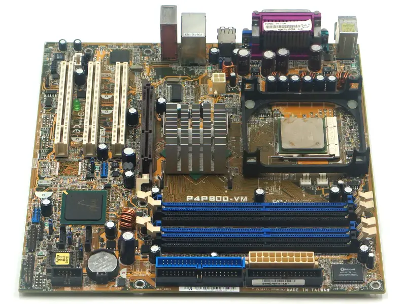 Asus P4P800-VM Hauptplatine