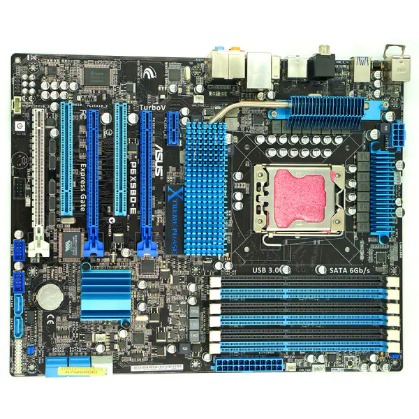 Asus P6X58D-E Desktop-Motherboard X58 Sockel LGA 1366 i7 Extreme DDR3 24G ATX