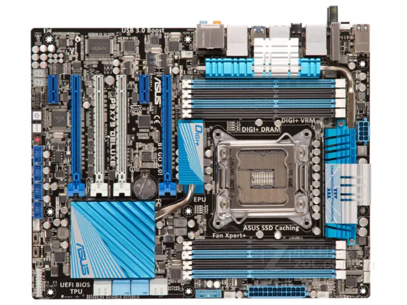 Asus P9X79 DELUXE Hauptplatine X79 LGA 2011 32nm eSATA ATX