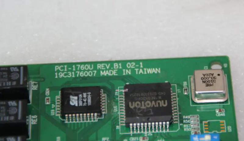 Advantech PCI-1760U REV.B1 A1 A2 8-Kanal-Relais und 8-Kanal-isolierte digitale Eingänge Universal-PCI-Karte