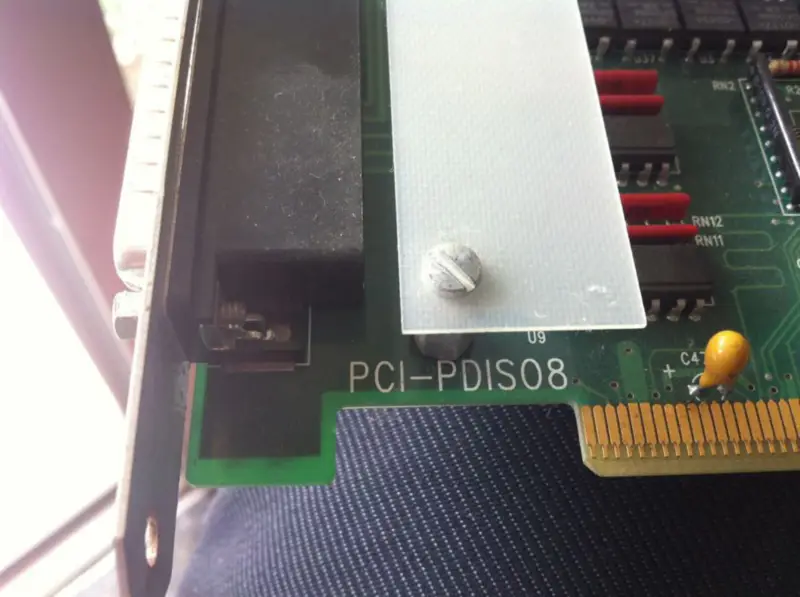 PCIP-SCOPE PCI-PDIS08 Datensatzkarte