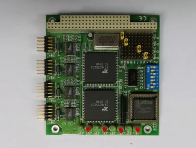 Advantech PCM-3640 Serielle Karte mit 4 Anschlüssen RS-232