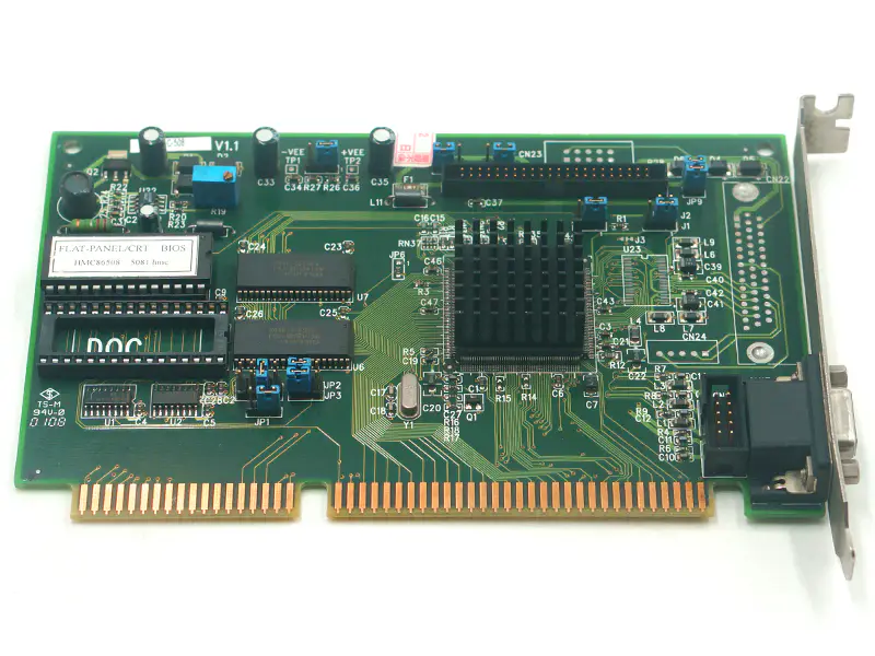 IEI PLC-508 V1.1 FLAT-PANEL/CRT BIOS TP6508 5081.HMC V1.1 ISA Bus LCD/CRT VGA Karte Industrie Motherboard