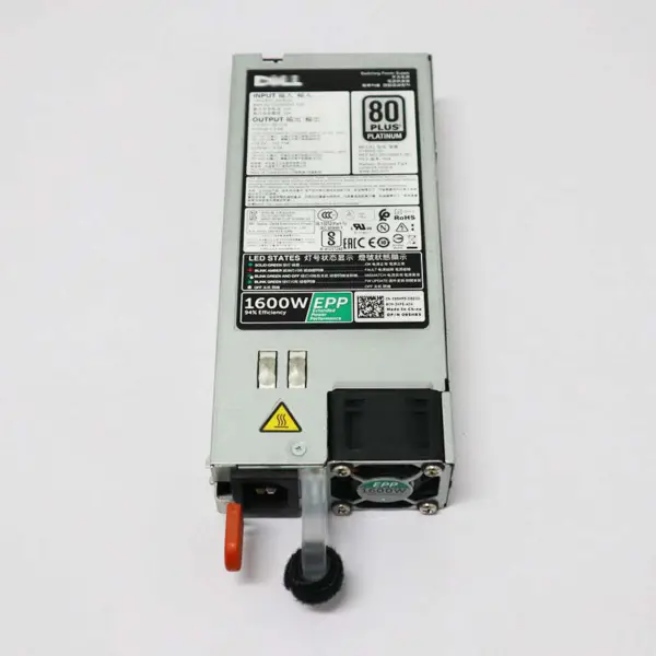 1600w Netzteil für Poweredge D1600e-s R530 630 T630 R640 R740 R740xd R940 T630 Fx2s Vrtx 95rh5
