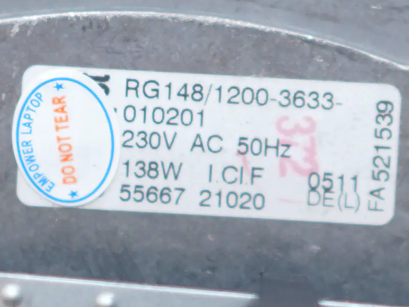 Ebmpapst RG148/1200-3633-010201 Ventilator