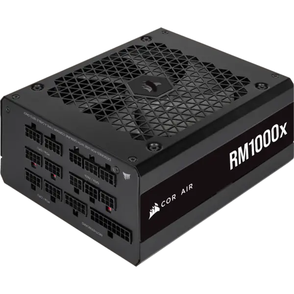 Cors Air Stromversorgungseinheiten Psu Rm1000x 1000w Gold Vollmodul Lüfter Start-Stopp Intelligent Wake-up Rps0125 Unterstützung Rtx 4090