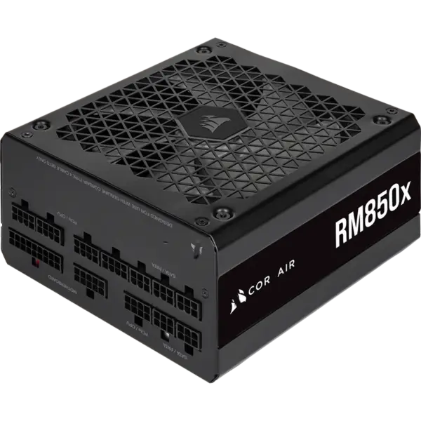 Cors Air Stromversorgungseinheiten Psu Rm850x 850w Gold Zertifizierung Vollmodul Lüfter Start-Stopp Intelligent Wake-up Rps0124