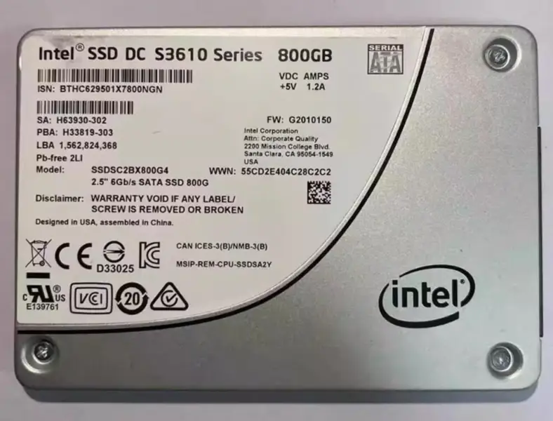 Intel S3610 Serie SSD