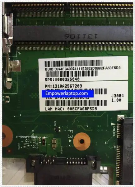 Toshiba V000325040 C55-A 1310A2567203 Hauptplatine