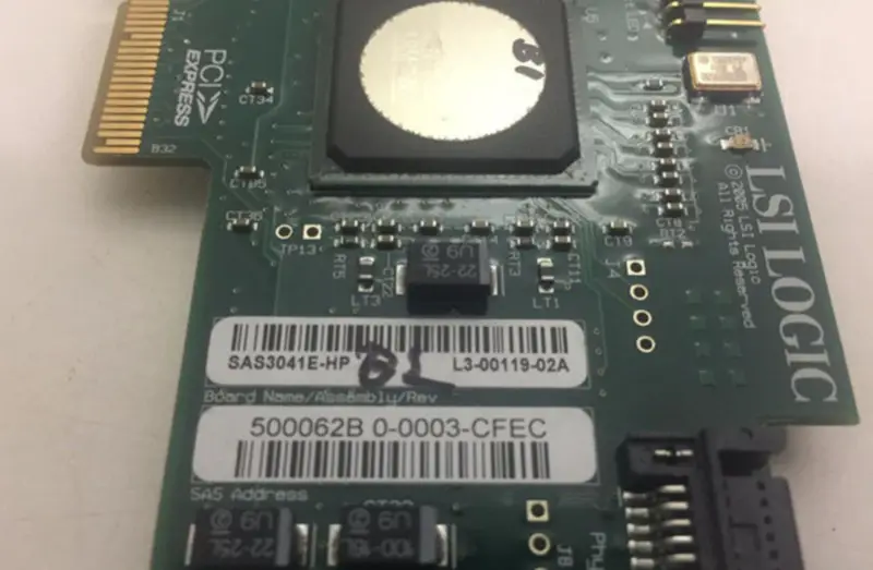 LSI SAS3041E-HP 4-Port PCI-E 4X SAS SATA2 SATA Array-Karte