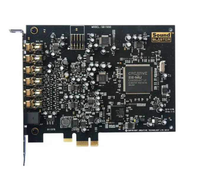 Creative Sound Blaster Audigy5 SB1550 Soundkarte A5 7.1 PCI-E 1x