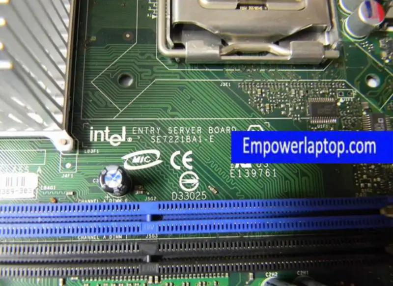 Intel SE7221BA1-E DDR2 LGA775 Server-Motherboard Duale Netzwerkkarte