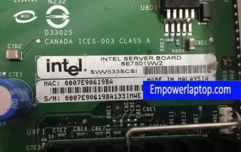 Intel SE7501WV2 duale 320MSCSI-Karte mit RAID Sever-Motherboard