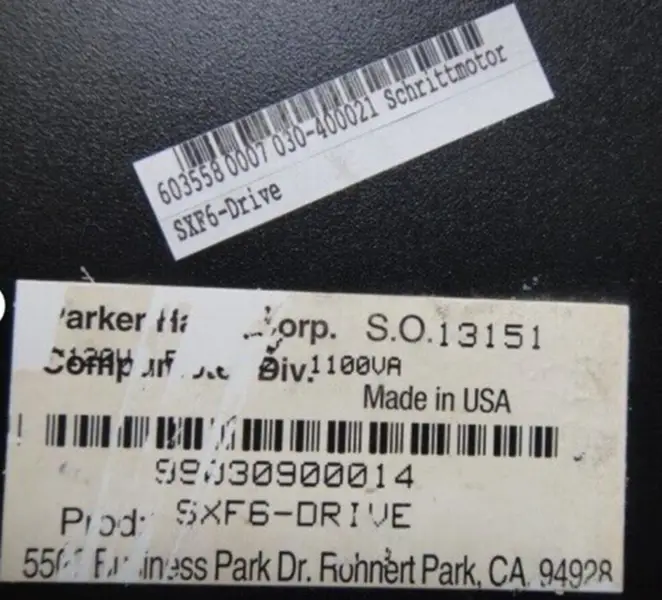PARKER SXF6-DRIVE Treiber