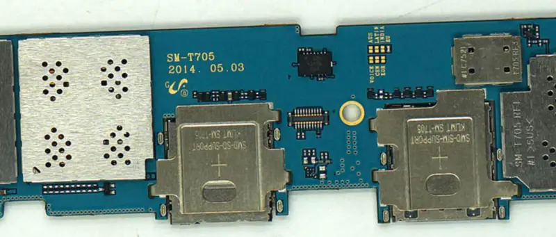 Samsung Galaxy SM-T705 Hauptplatine