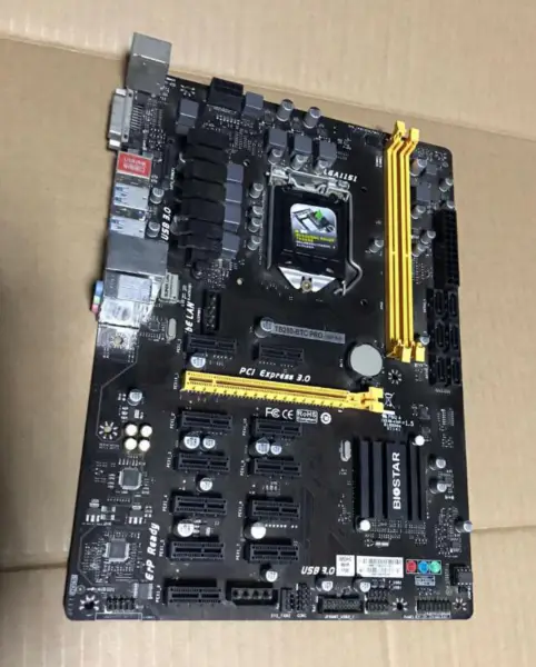 Biostar TB250-BTC PRO Mainboard DDR4 LGA1151 12GPU 12PCIE B250