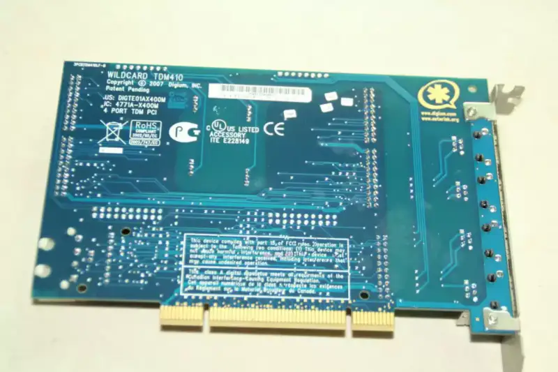 Asterisk TDM410P 4-Kanal Analogkarte Sprachkarte mit FXO+FXS Modulen