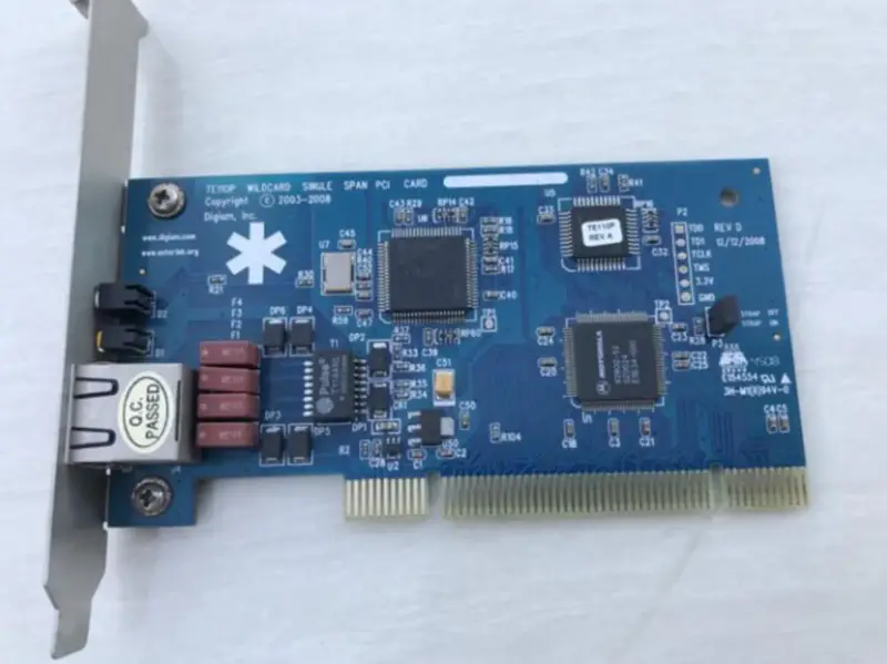 Asterisk E1 Karte TE110P Digital 1 Port Asterisk Karte Asterisk E1/T1/J1 Karte Single Port