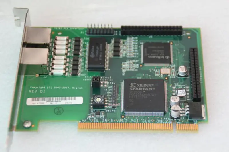Digium Wildcard TE205P Dual Port ISDN PCI Karte Industrie-Motherboard