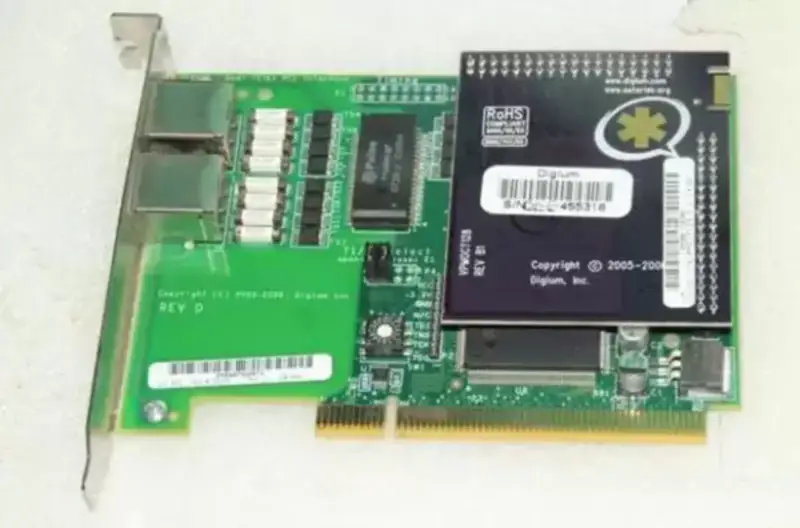 DIGIUM TE210P DUAI T1/E1 PCI INTERFACE PCI Wildcard Industrie-Motherboard