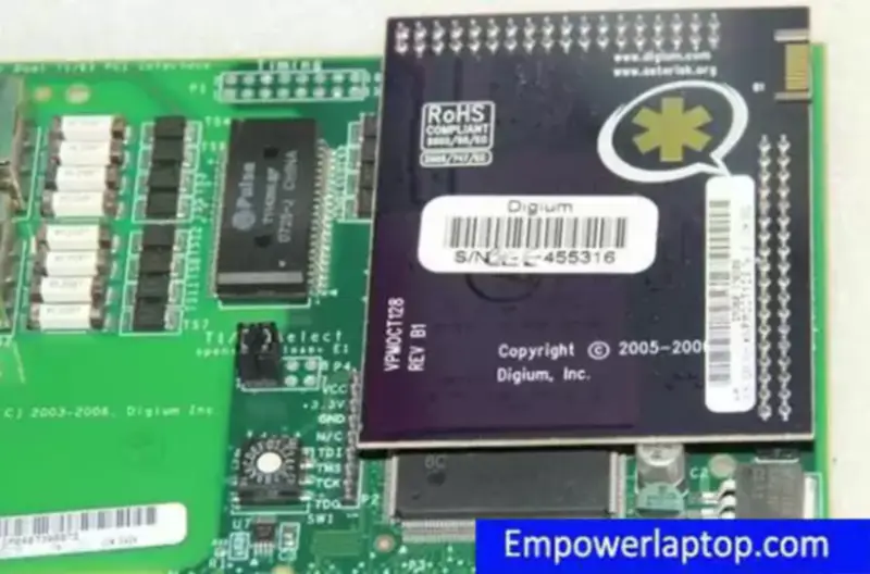 DIGIUM TE210P DUAI T1/E1 PCI INTERFACE PCI Wildcard Industrie-Motherboard