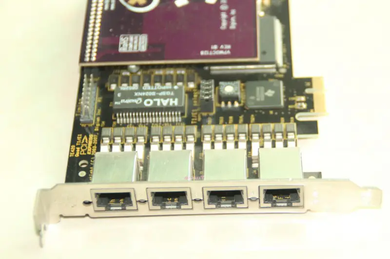 Asterisk TE420P TE420 4-Port Digital Karte E1/T1 PCI-Express Karte