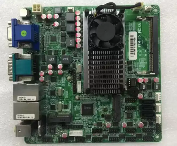 17X19 TN-C1037U Dual-Core Industrie-Motherboard LVDS mit 10 COM