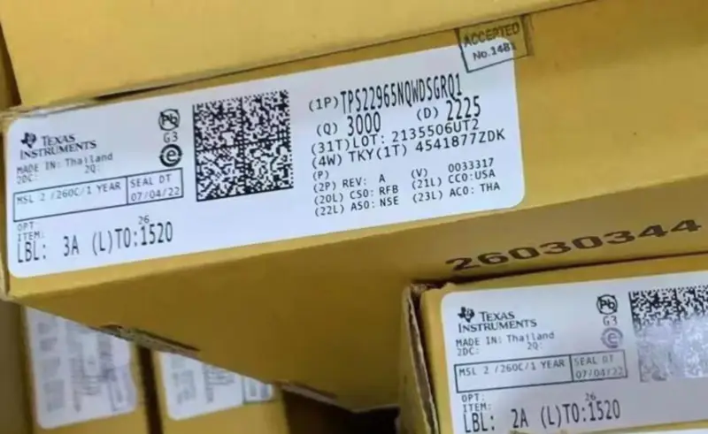 TEXAS Instruments TPS22965NQWDSGRQ1 IC-Chip