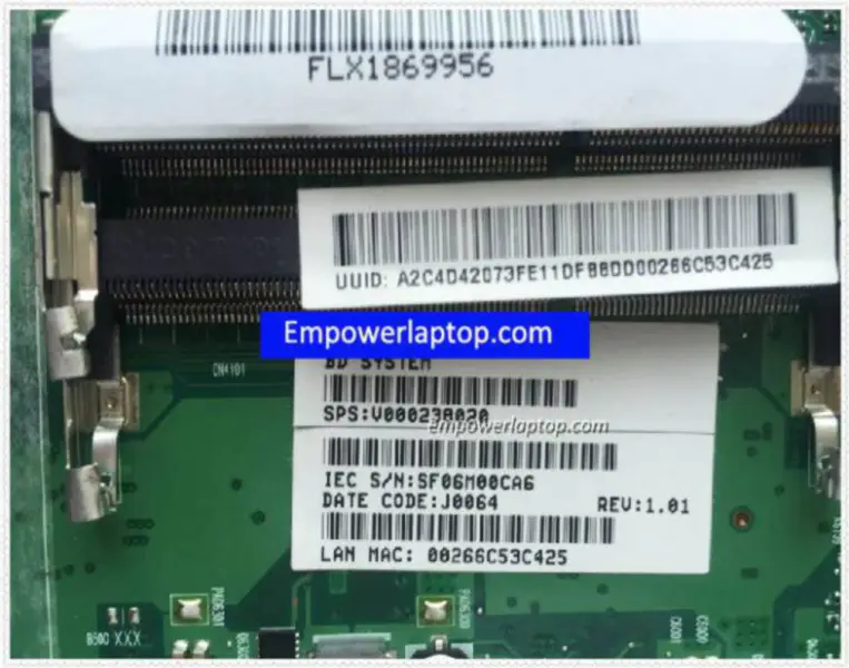 Toshiba Satellite C645 C645D SPS: V000238020 1310A2357602 Hauptplatine